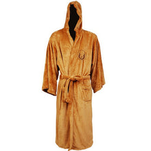 Load image into Gallery viewer, Flannel Robe Male with Hooded Thick Star Wars Dressing Gown Jedi Empire Men&#39;s Bathrobe Winter Long Robe Mens Bath Robe Pajamas Work From Home Robe
