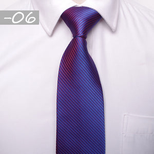 Ties - Men's Ties - Classic Men business formal wedding tie 8cm stripe neck tie fashion shirt dress accessories