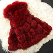 Load image into Gallery viewer, Faux Fur Vests - Winter Warm Luxury Fur Vest for Women Faux Fur Coat Vests Women&#39;s Coats Jacket High Quality Furry Coat