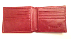 Mens Wallet - Brown Leather Wallet By Senate