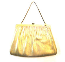Load image into Gallery viewer, Vintage Gold Clutch Handbag Classic Style