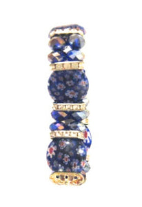 Fashion Bracelet - Sunday Brunch Blue Bracelet