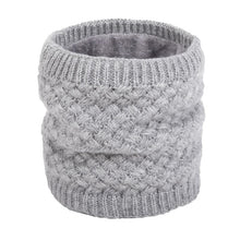 Load image into Gallery viewer, Unisex Winter Men Women Warm Knitted Ring Scarves Thick Elastic Knit Mufflers Children Neck Warmer Boys Girl Plush Scarf Collar