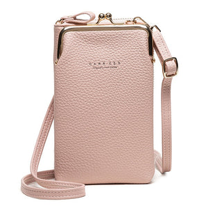 High Quality Phone Bag PU Leather Large Capacity Travel Portable Shoulder Bag Brand Ladies Crossbody Bag Fashion Messenger Bag