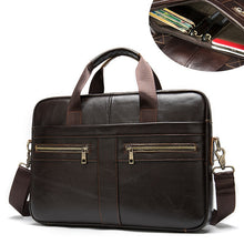Load image into Gallery viewer, WESTAL Bag men&#39;s Genuine Leather briefcase Male man laptop bag natural Leather for men Messenger bags men&#39;s briefcases 2019