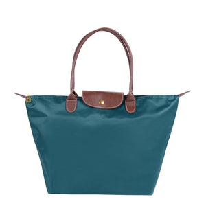 New Nylon Beach Tote Bag Fashion Womens Handbag Tote Oxford Shoulder Bags Female Waterproof Dumplings Folding Shopping Bag 2020