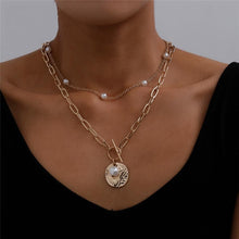 Load image into Gallery viewer, Bohemian Cute Butterfly Choker Necklace for Women Street Style Statement Necklace Gold Color Letter Necklace Jewelry