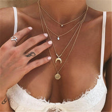 Load image into Gallery viewer, Bohemian Cute Butterfly Choker Necklace for Women Street Style Statement Necklace Gold Color Letter Necklace Jewelry