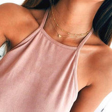 Load image into Gallery viewer, Bohemian Cute Butterfly Choker Necklace for Women Street Style Statement Necklace Gold Color Letter Necklace Jewelry