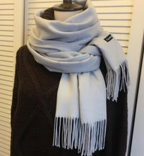 Load image into Gallery viewer, Women Solid Color Cashmere Scarves With Tassel Lady Winter Autumn Long Scarf Thinker Warm Female Shawl Hot Sale Men Scarf
