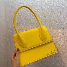 Load image into Gallery viewer, Jacquemus High Quality Leather Messenger Bag for Female Handbag Tote Vintage Crossbody Bag Clutch Purse Women Shoulder Bag Brand