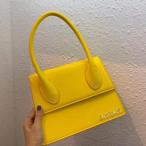 Jacquemus High Quality Leather Messenger Bag for Female Handbag Tote Vintage Crossbody Bag Clutch Purse Women Shoulder Bag Brand