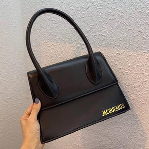 Jacquemus High Quality Leather Messenger Bag for Female Handbag Tote Vintage Crossbody Bag Clutch Purse Women Shoulder Bag Brand