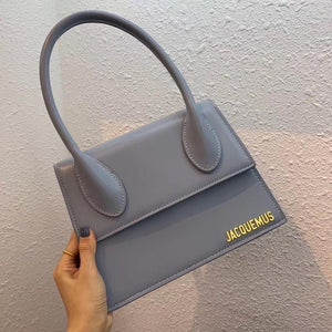 Jacquemus High Quality Leather Messenger Bag for Female Handbag Tote Vintage Crossbody Bag Clutch Purse Women Shoulder Bag Brand