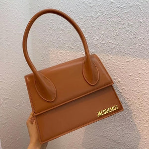 Jacquemus High Quality Leather Messenger Bag for Female Handbag Tote Vintage Crossbody Bag Clutch Purse Women Shoulder Bag Brand