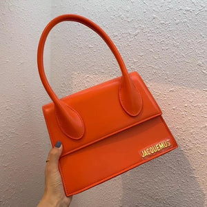 Jacquemus High Quality Leather Messenger Bag for Female Handbag Tote Vintage Crossbody Bag Clutch Purse Women Shoulder Bag Brand