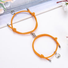 Load image into Gallery viewer, 2pcs Couple Magnet Attract Each Other Creative Personality Couple Bracelet Men and Women Charm Girl Bracelet Jewelry Lover Gift