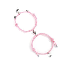 Load image into Gallery viewer, 2pcs Couple Magnet Attract Each Other Creative Personality Couple Bracelet Men and Women Charm Girl Bracelet Jewelry Lover Gift