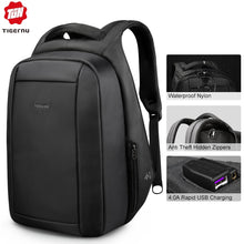 Load image into Gallery viewer, Tigernu Hidden Anti theft Zipper 15.6 inch Men School Laptop Backpacks Water Repellent Travel 20L Multi USB Charger Male Mochila