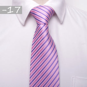 Ties - Men's Ties - Classic Men business formal wedding tie 8cm stripe neck tie fashion shirt dress accessories