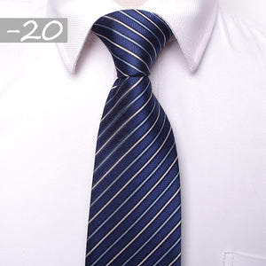 Ties - Men's Ties - Classic Men business formal wedding tie 8cm stripe neck tie fashion shirt dress accessories