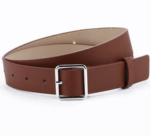 Load image into Gallery viewer, Women Belts - HOT Circle Pin Buckles Belt female deduction side gold buckle jeans wild belts for women fashion students simple casual trousers